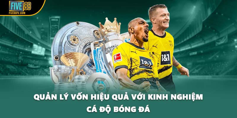 Quản lý vốn hiệu quả với kinh nghiệm cá độ bóng đá